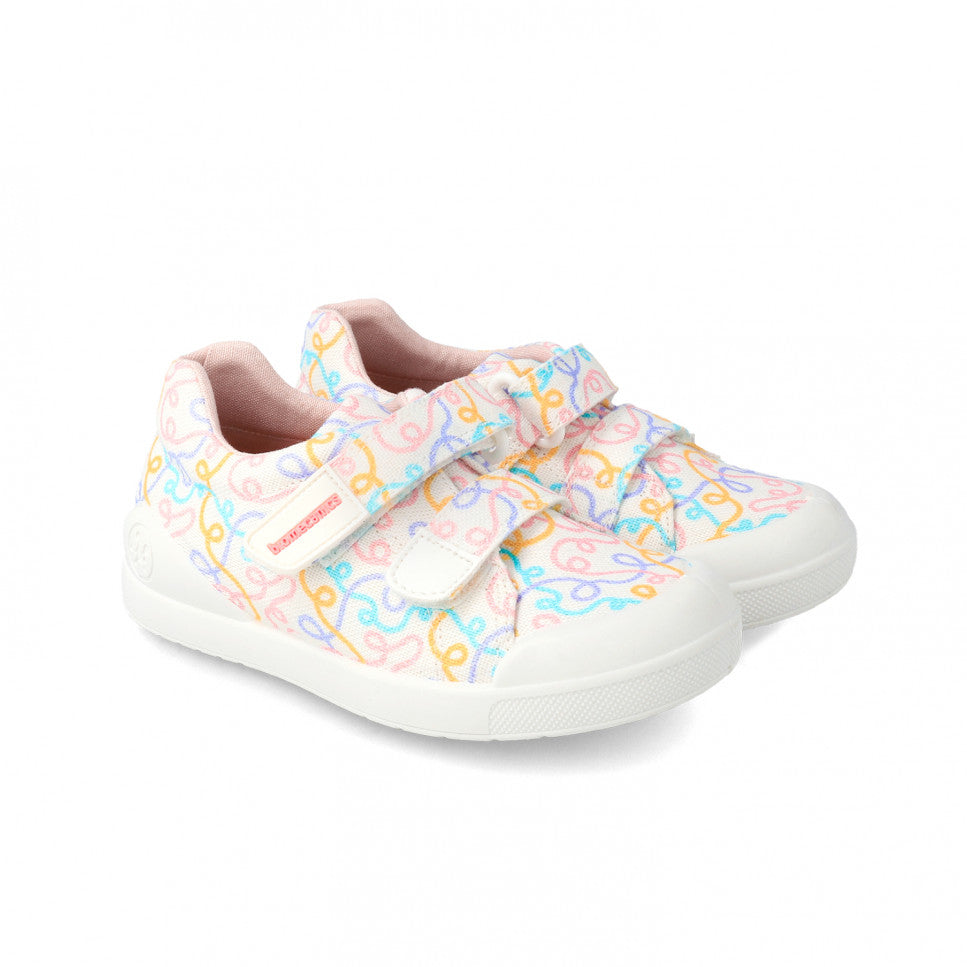 ZAPATILLA LONA PIQUE BLANCA